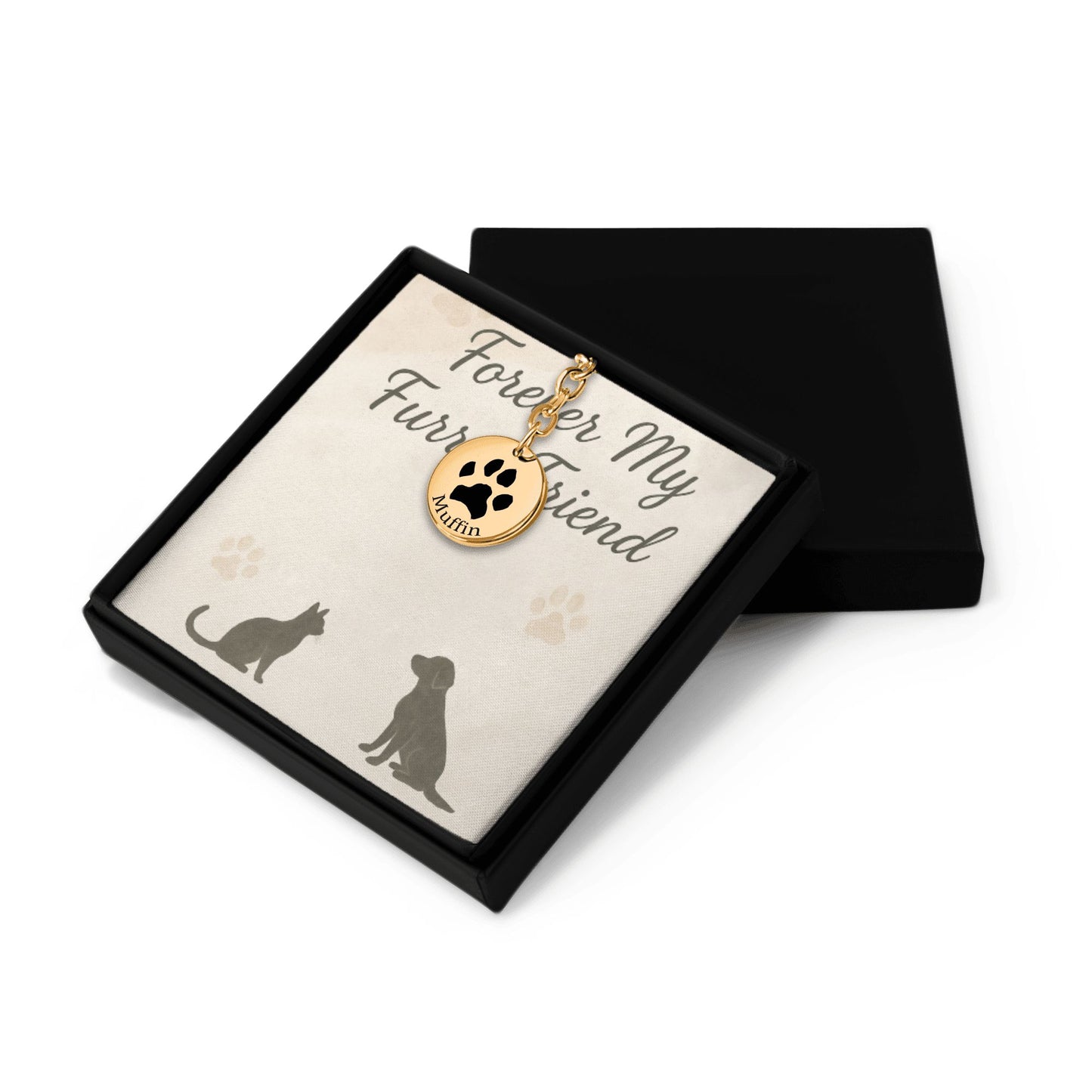 Pawprint Keychain