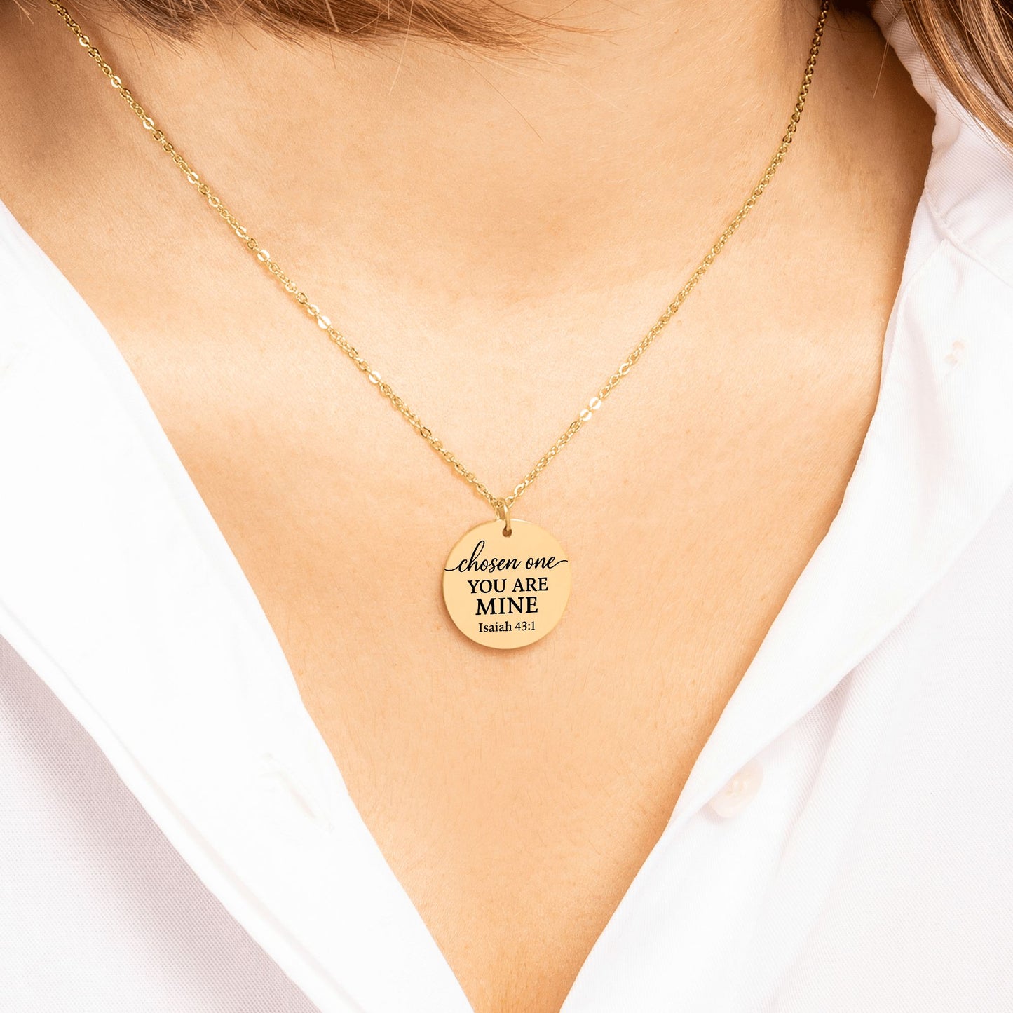 Isaiah 43:1 - Coin Necklace