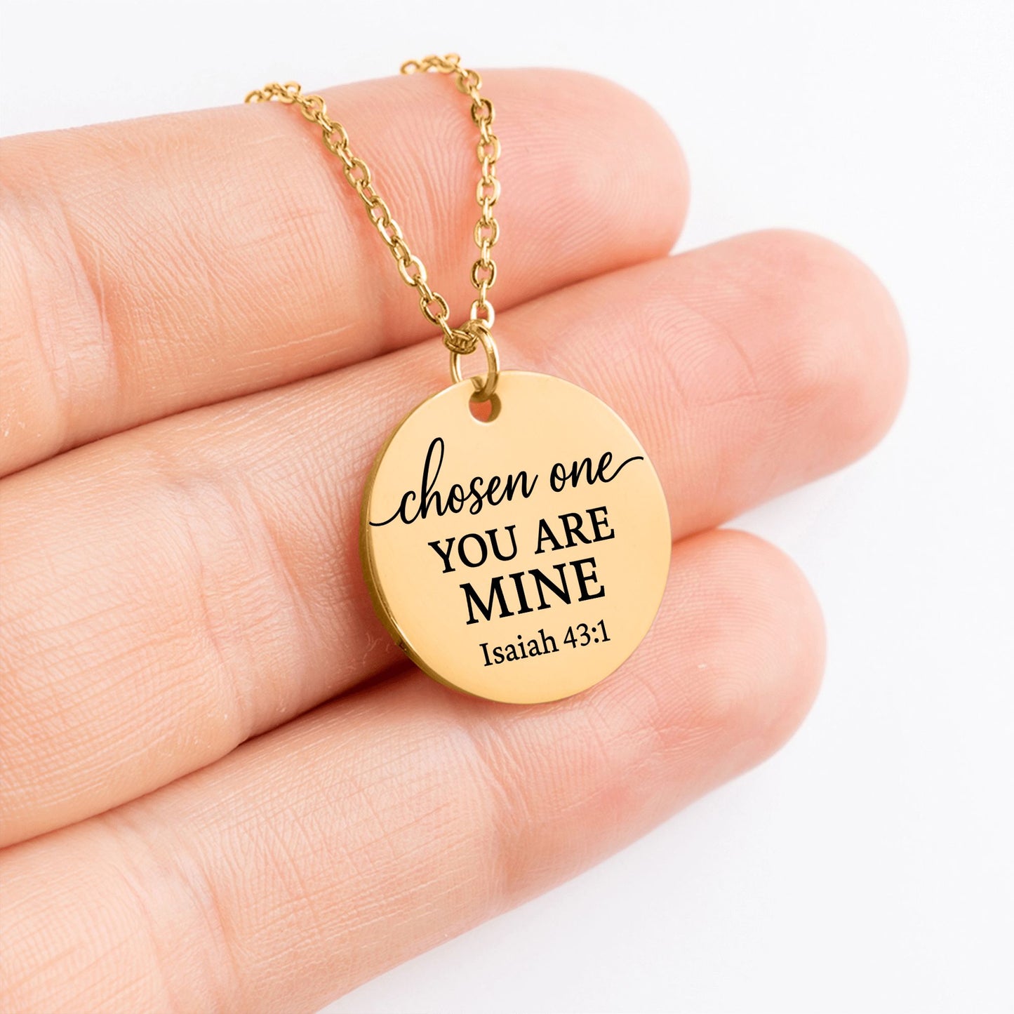 Isaiah 43:1 - Coin Necklace