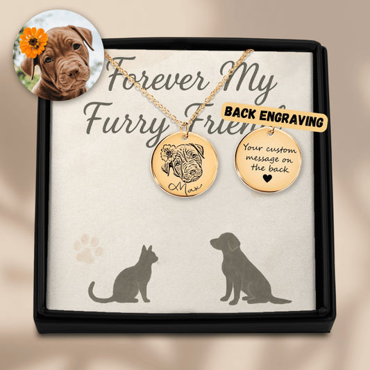 Dog Portrait Necklace