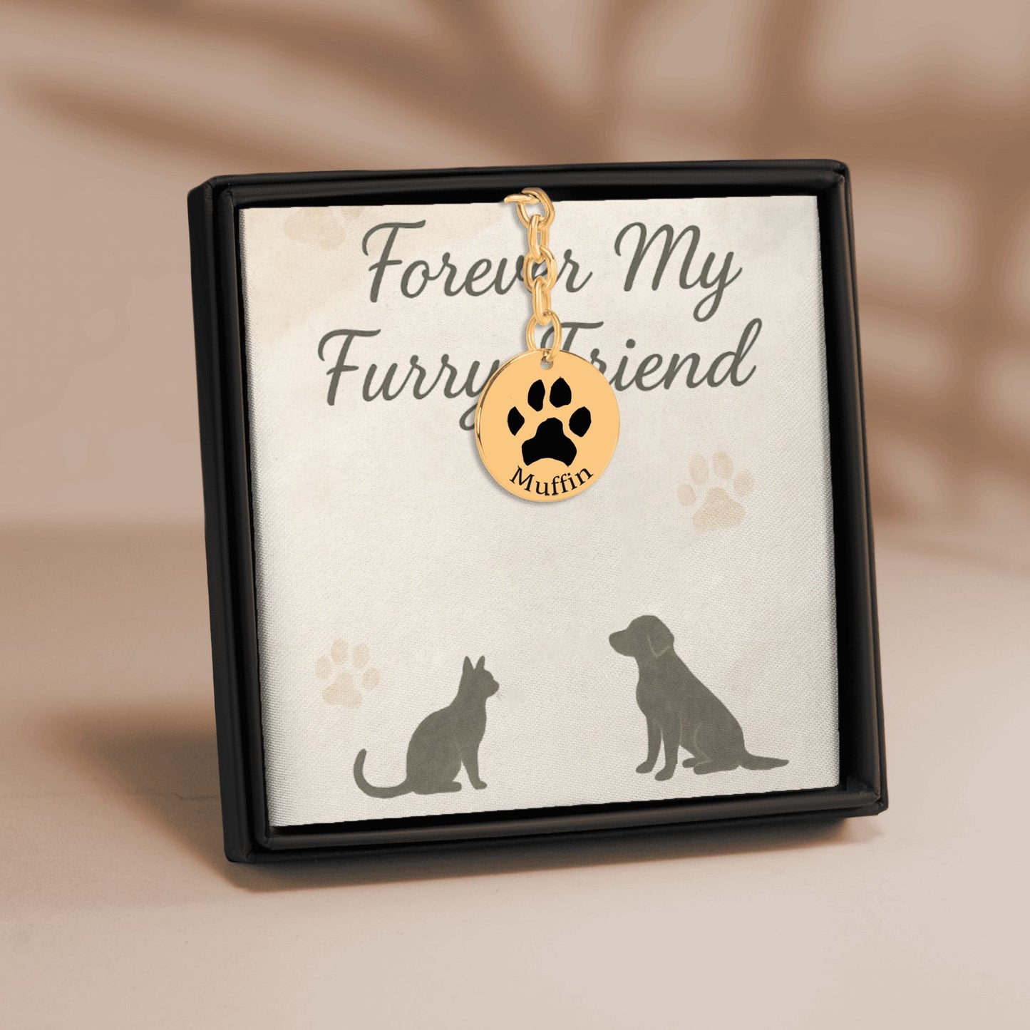 Pawprint Keychain