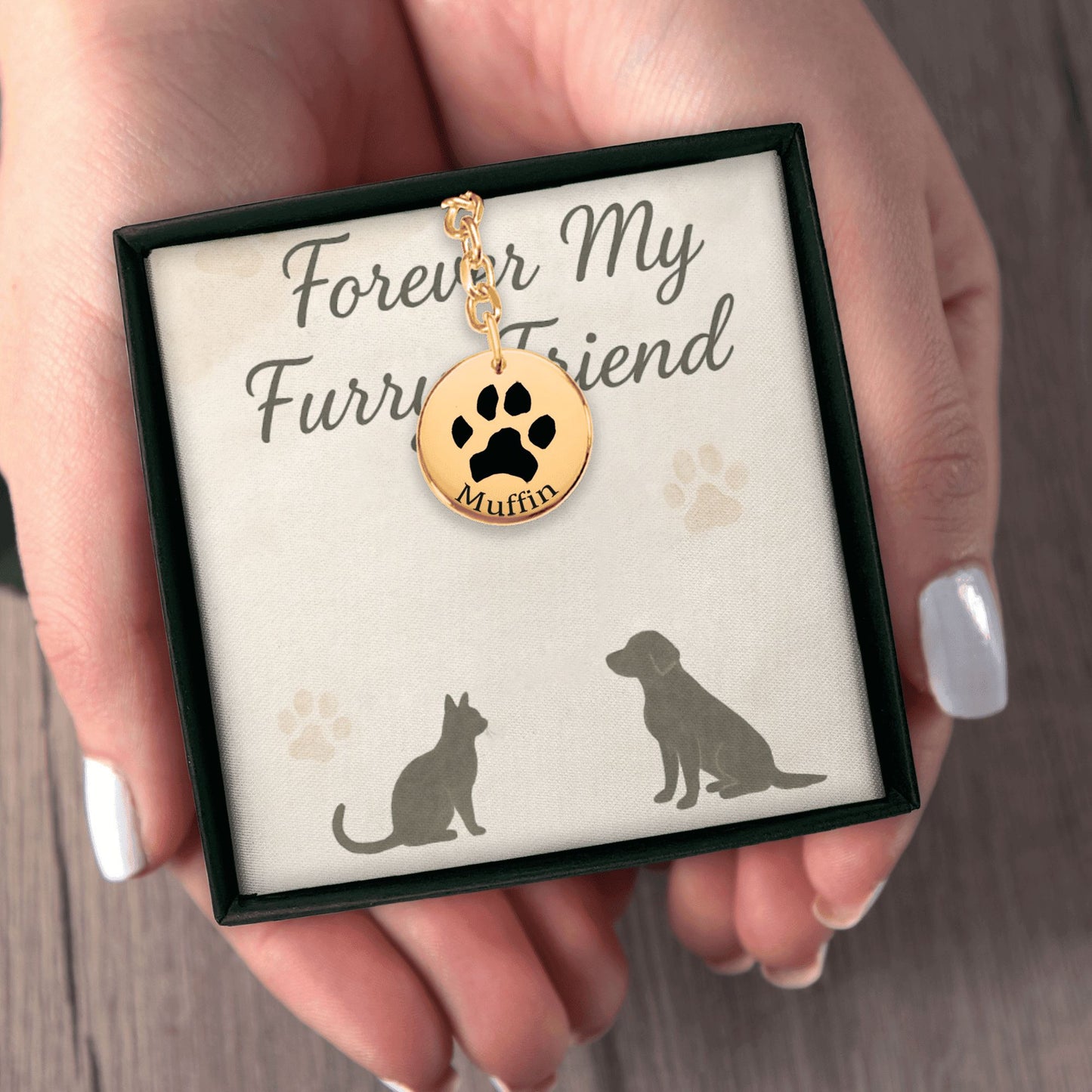 Pawprint Keychain