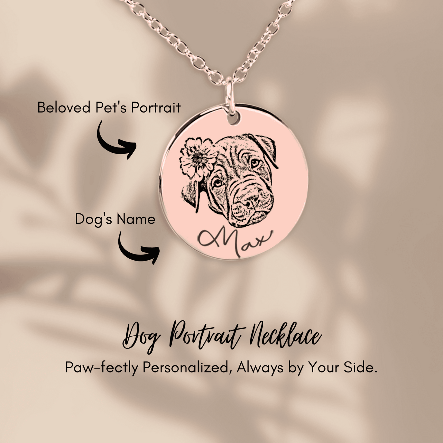 Dog Portrait Necklace