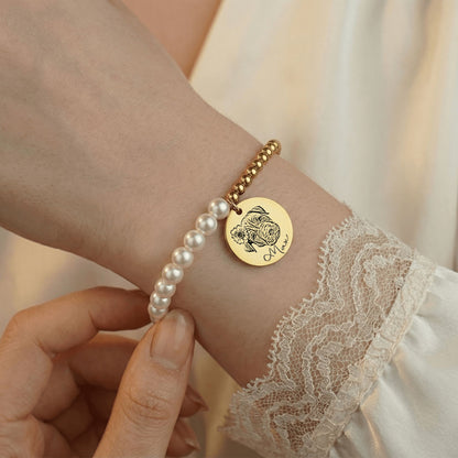 Dog Premium Pearl Bracelet