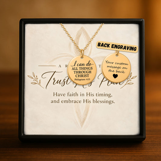 Philippians 4:13 Coin Necklace