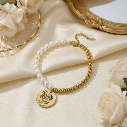 Dog Premium Pearl Bracelet