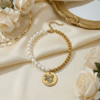 Dog Premium Pearl Bracelet