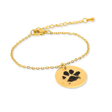 Load image into Gallery viewer, Treasured Pawprint Bracelet
